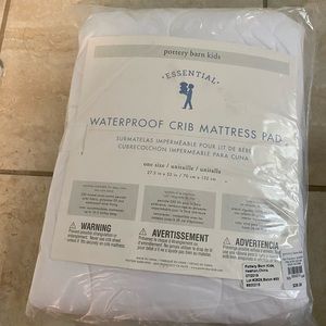 Pottery Barn Kids crib mattress protector